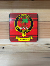 Load image into Gallery viewer, Scottish Clan Crest & Tartan Coasters