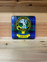 Load image into Gallery viewer, Scottish Clan Crest & Tartan Coasters