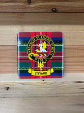 Load image into Gallery viewer, Scottish Clan Crest & Tartan Coasters