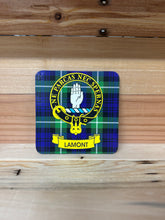 Load image into Gallery viewer, Scottish Clan Crest & Tartan Coasters