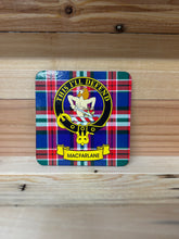 Load image into Gallery viewer, Scottish Clan Crest & Tartan Coasters