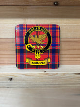 Load image into Gallery viewer, Scottish Clan Crest & Tartan Coasters