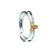 Load image into Gallery viewer, Boru Celtic Trinity Knot Silver & 10K Ladies Ring