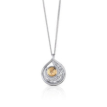 Load image into Gallery viewer, Boru Solstice Teardrop Pendant 18K Gold Bead