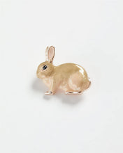 Load image into Gallery viewer, Fable Enamel Rabbit Brooch