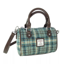 Load image into Gallery viewer, Harris Tweed Kilbride Mini Bowling Handbag with Shoulder Strap (21 Variants)