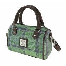 Load image into Gallery viewer, Harris Tweed Kilbride Mini Bowling Handbag with Shoulder Strap (21 Variants)