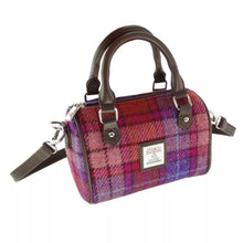 Load image into Gallery viewer, Harris Tweed Kilbride Mini Bowling Handbag with Shoulder Strap (21 Variants)