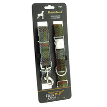 Load image into Gallery viewer, Harris Tweed Dog Collar & Lead Set