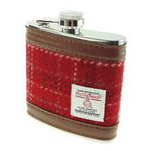 Load image into Gallery viewer, Harris Tweed 6oz Hip Flask