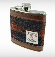 Load image into Gallery viewer, Harris Tweed 6oz Hip Flask