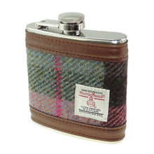 Load image into Gallery viewer, Harris Tweed 6oz Hip Flask