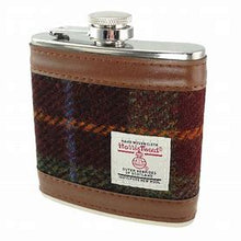 Load image into Gallery viewer, Harris Tweed 6oz Hip Flask