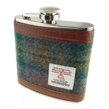 Load image into Gallery viewer, Harris Tweed 6oz Hip Flask