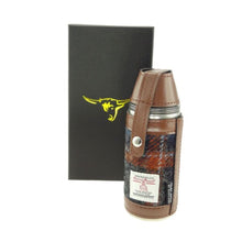 Load image into Gallery viewer, Harris Tweed Round 8oz Flask