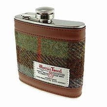 Load image into Gallery viewer, Harris Tweed 6oz Hip Flask