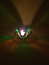 Load image into Gallery viewer, Fused Glass Newfoundland Tartan Tea Light