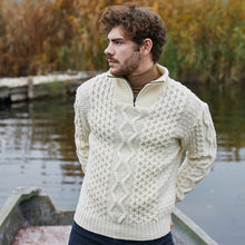 Load image into Gallery viewer, Men's Wool Half Zip Sweater