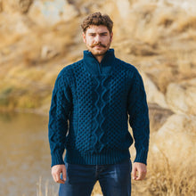 Load image into Gallery viewer, Men's Wool Half Zip Sweater
