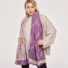 Load image into Gallery viewer, Heritage Stag Supersoft Tartan Stag Scarves