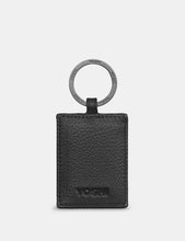 Load image into Gallery viewer, Yoshi Black Highland Cow Leather Keyring