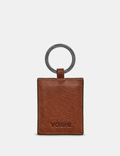Load image into Gallery viewer, Yoshi Highland Cow Harris Tweed & Leather Keyring