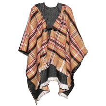 Load image into Gallery viewer, Tartan Poncho With Hood (3 Variants)
