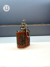 Load image into Gallery viewer, Harris Tweed Keychain Flask
