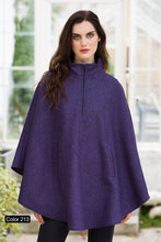 Load image into Gallery viewer, Mucros Weavers Half-Zip Poncho
