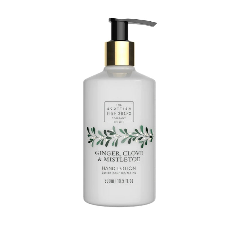 Fine Scottish Soaps “Ginger Clove and Mistletoe” Hand Lotion