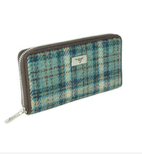 Load image into Gallery viewer, Harris Tweed “Staffa” Zip Wallet
