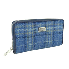 Load image into Gallery viewer, Harris Tweed “Staffa” Zip Wallet
