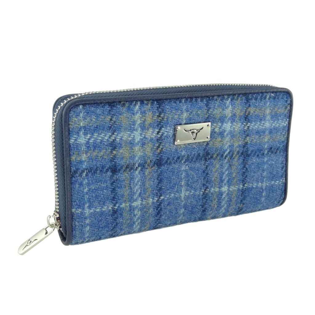 Harris Tweed “Staffa” Zip Wallet