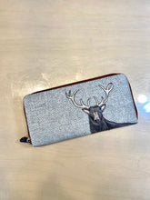 Load image into Gallery viewer, Yoshi Stag Tweed and Leather Purse
