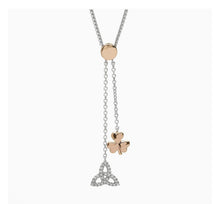 Load image into Gallery viewer, Boru® Trinity Knot &amp; Shamrock Pendant
