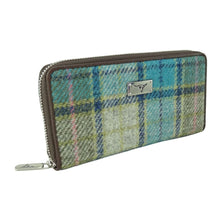 Load image into Gallery viewer, Harris Tweed “Staffa” Zip Wallet
