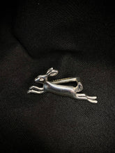 Load image into Gallery viewer, Lady Crow Rabbit Pewter Pin
