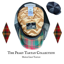 Load image into Gallery viewer, Peaky Hat “Maple Leaf Tartan” Cap
