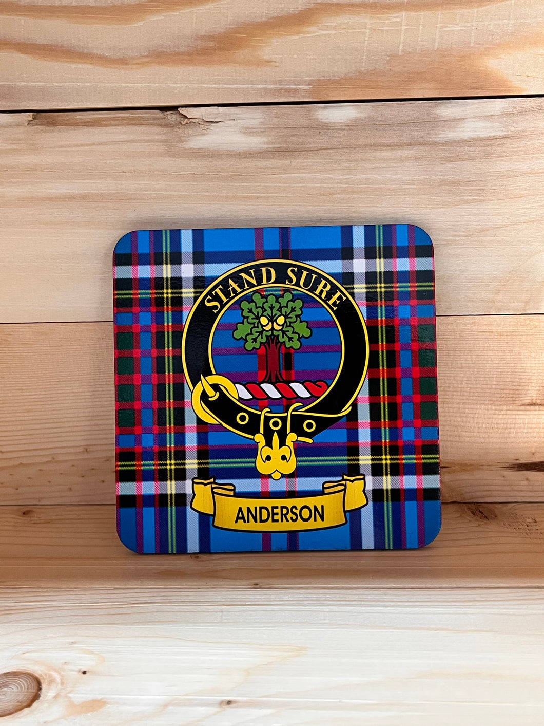 Scottish Clan Crest & Tartan Coasters