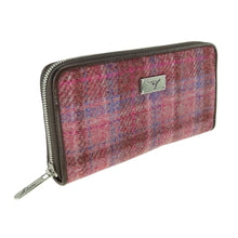 Load image into Gallery viewer, Harris Tweed “Staffa” Zip Wallet
