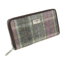 Load image into Gallery viewer, Harris Tweed “Staffa” Zip Wallet
