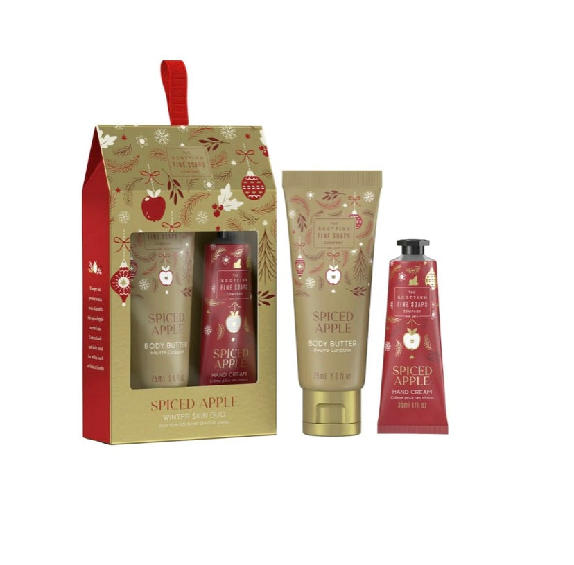 Fine Scottish Soaps “Spiced Apple Winter Skin Duo”