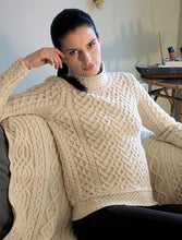 Load image into Gallery viewer, Aran Mor Super Soft Polo Neck Sweater
