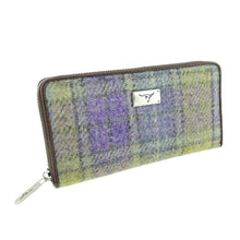 Load image into Gallery viewer, Harris Tweed “Staffa” Zip Wallet
