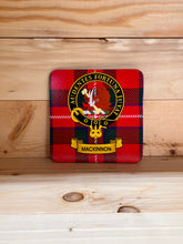 Load image into Gallery viewer, Scottish Clan Crest &amp; Tartan Coasters
