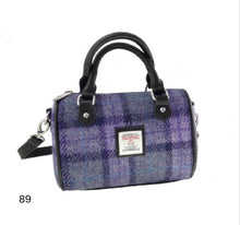 Load image into Gallery viewer, Harris Tweed Kilbride Mini Bowling Handbag with Shoulder Strap (12 Variants)
