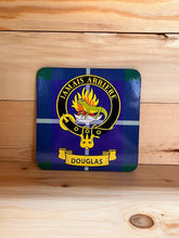 Load image into Gallery viewer, Scottish Clan Crest &amp; Tartan Coasters
