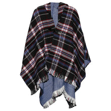 Load image into Gallery viewer, Tartan Poncho With Hood (3 Variants)
