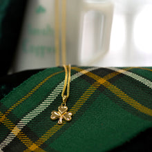 Load image into Gallery viewer, Boru Silver with 14K vermeil Traditional Shamrock Pendant
