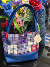 Load image into Gallery viewer, McRae Dress Purple Tartan Tote
